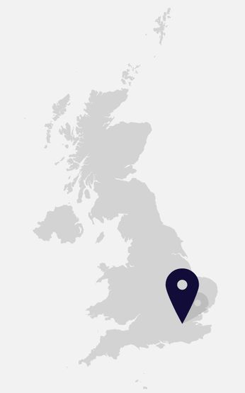 vector map of the UK